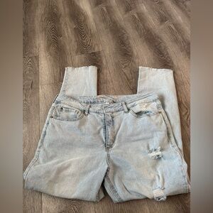 Seven7 Light Blue Distressed Women Jeans